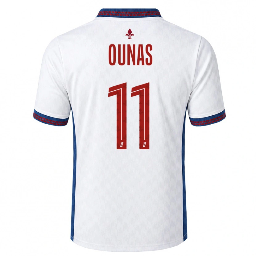 Danxen Dámské Adam Ounas #11 Červená Bílá Modrá Daleko Hráčské Dresy 2026/27 Dres