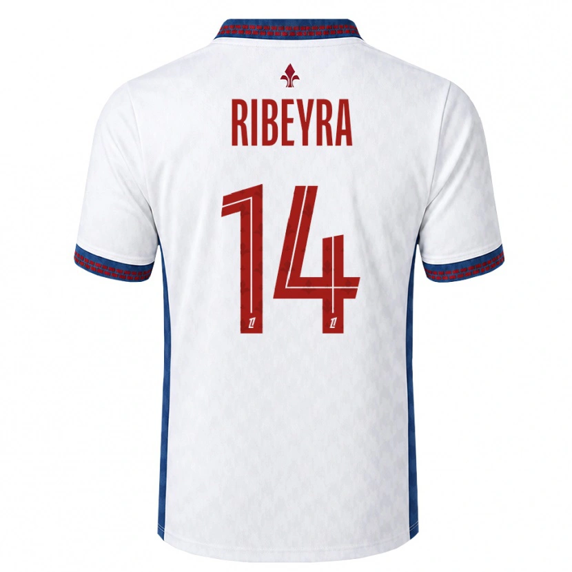 Danxen Dámské Anaïs Ribeyra #14 Červená Bílá Modrá Daleko Hráčské Dresy 2026/27 Dres