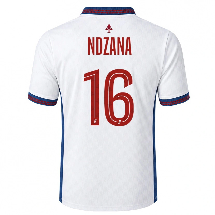 Danxen Dámské Yann Ndzana #16 Červená Bílá Modrá Daleko Hráčské Dresy 2026/27 Dres