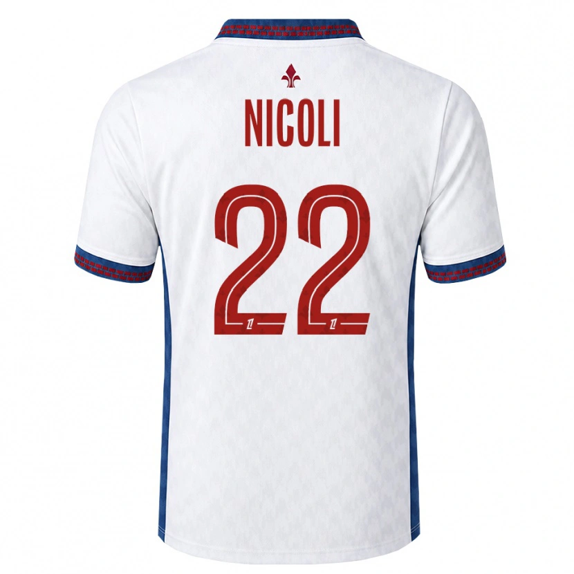 Danxen Dámské Morgane Nicoli #22 Červená Bílá Modrá Daleko Hráčské Dresy 2026/27 Dres