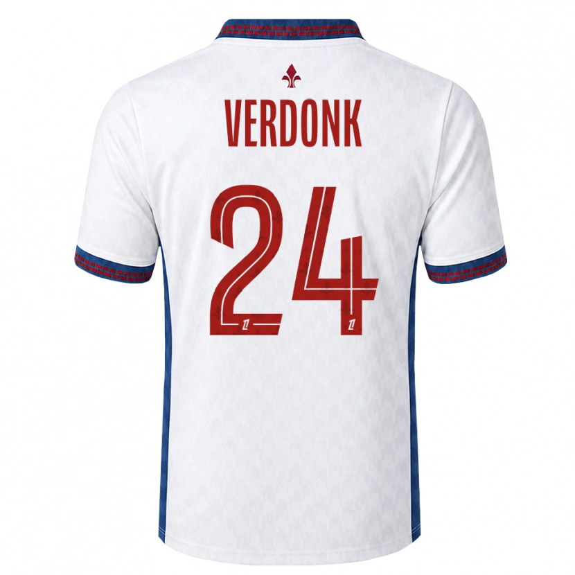 Danxen Dámské Calvin Verdonk #24 Červená Bílá Modrá Daleko Hráčské Dresy 2026/27 Dres