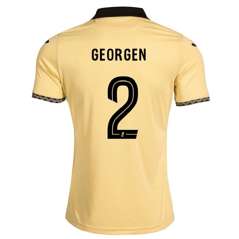 Danxen Dámské Alec Georgen #2 Navajo Bílá Černá Daleko Hráčské Dresy 2026/27 Dres