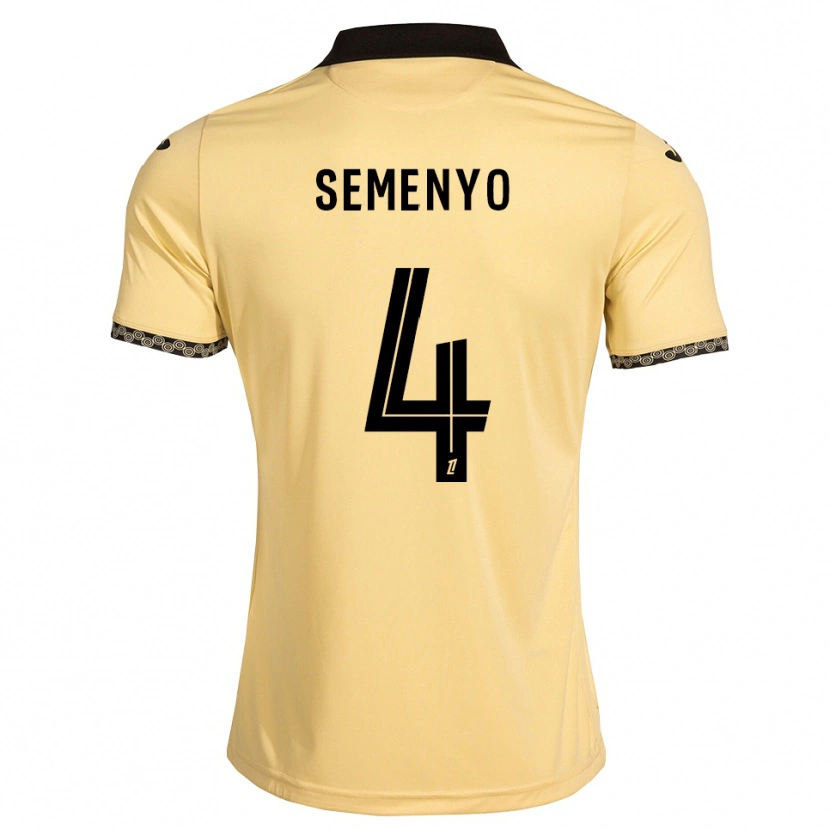 Danxen Dámské Jai Semenyo #4 Navajo Bílá Černá Daleko Hráčské Dresy 2026/27 Dres