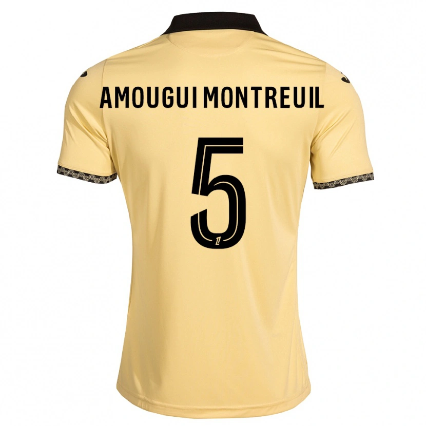 Danxen Dámské Maceo Amougui Montreuil #5 Navajo Bílá Černá Daleko Hráčské Dresy 2026/27 Dres
