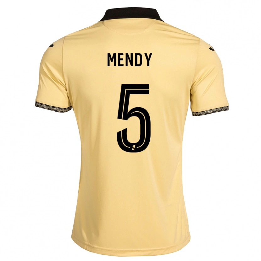 Danxen Dámské Benjamin Mendy #5 Navajo Bílá Černá Daleko Hráčské Dresy 2026/27 Dres