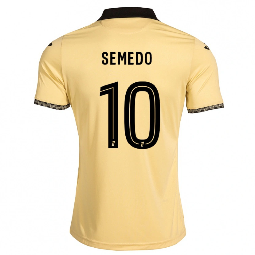 Danxen Dámské Daniel Semedo #10 Navajo Bílá Černá Daleko Hráčské Dresy 2026/27 Dres