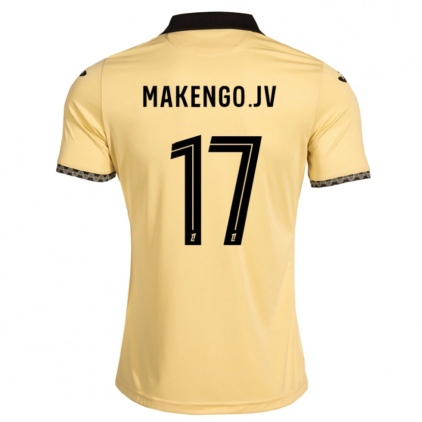 Danxen Dámské Jean-Victor Makengo #17 Navajo Bílá Černá Daleko Hráčské Dresy 2026/27 Dres