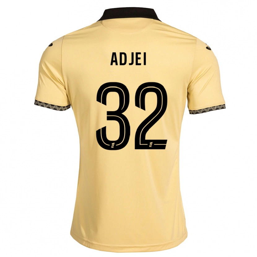 Danxen Dámské Nathaniel Adjei #32 Navajo Bílá Černá Daleko Hráčské Dresy 2026/27 Dres