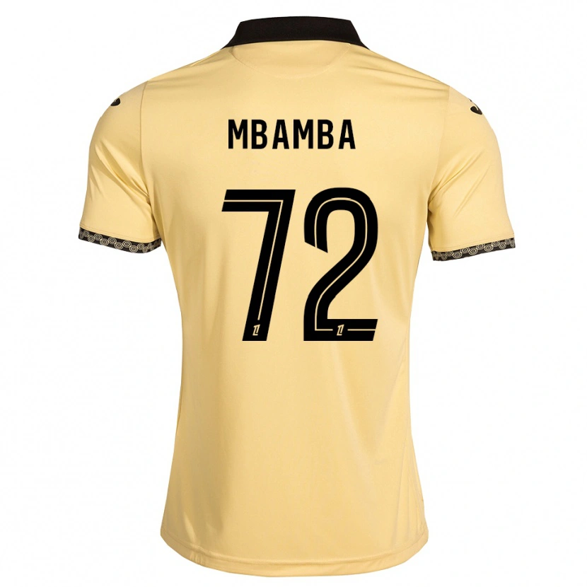 Danxen Dámské Noah Mbamba #72 Navajo Bílá Černá Daleko Hráčské Dresy 2026/27 Dres