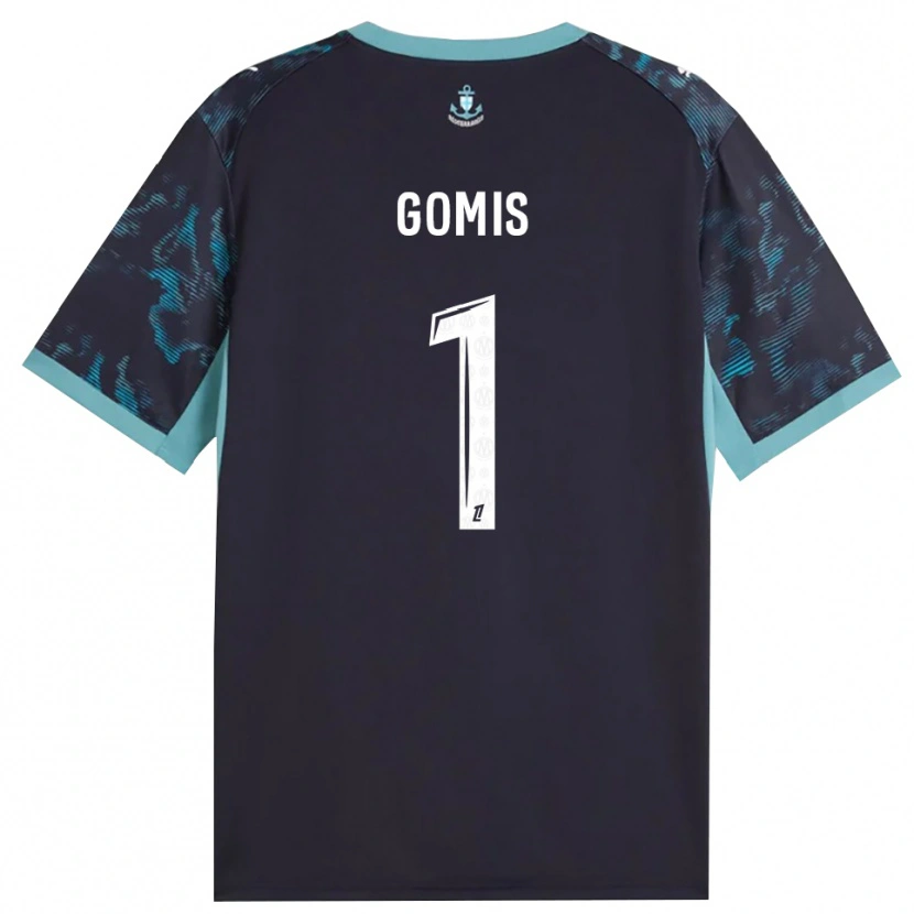 Danxen Dámské Ibrahim Gomis #1 Světle Tyrkysová Bílá Černá Daleko Hráčské Dresy 2026/27 Dres