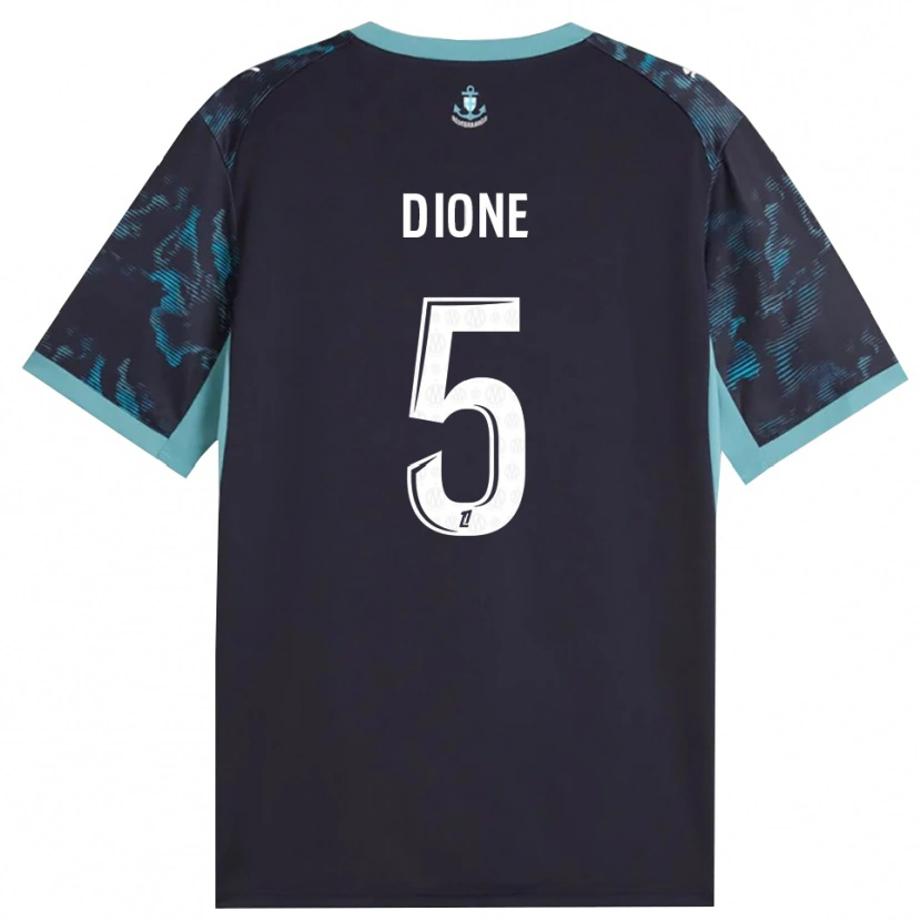 Danxen Dámské Babacar Dioné #5 Světle Tyrkysová Bílá Černá Daleko Hráčské Dresy 2026/27 Dres