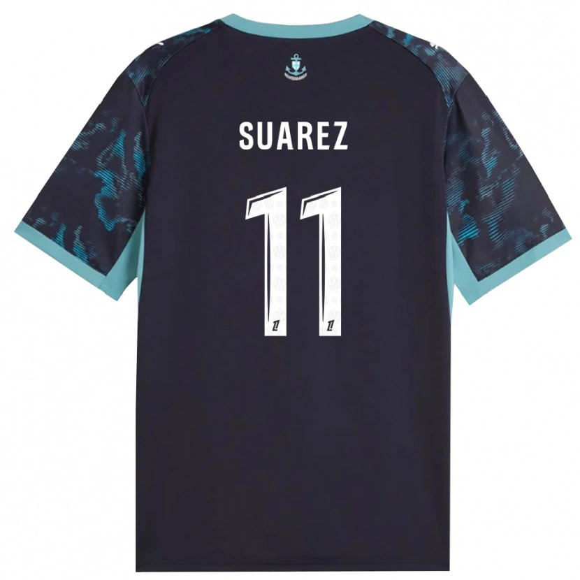 Danxen Dámské Luis Suarez #11 Světle Tyrkysová Bílá Černá Daleko Hráčské Dresy 2026/27 Dres