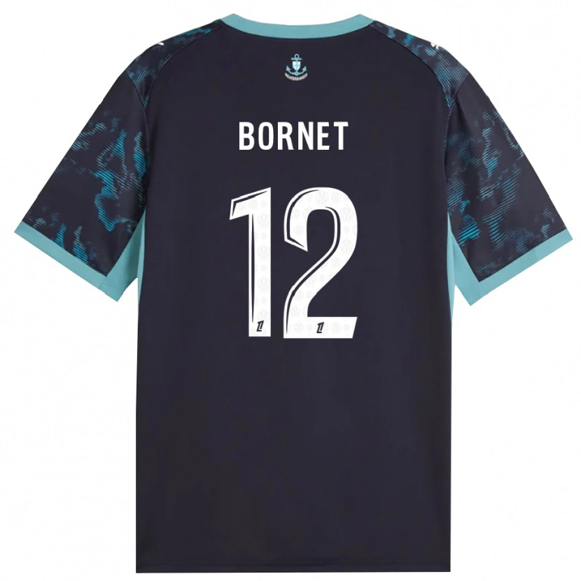 Danxen Dámské Camille Bornet #12 Světle Tyrkysová Bílá Černá Daleko Hráčské Dresy 2026/27 Dres