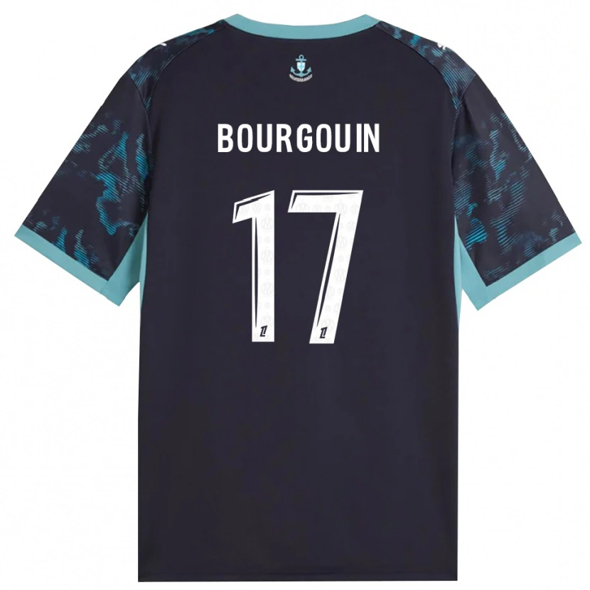 Danxen Dámské Laura Bourgouin #17 Světle Tyrkysová Bílá Černá Daleko Hráčské Dresy 2026/27 Dres