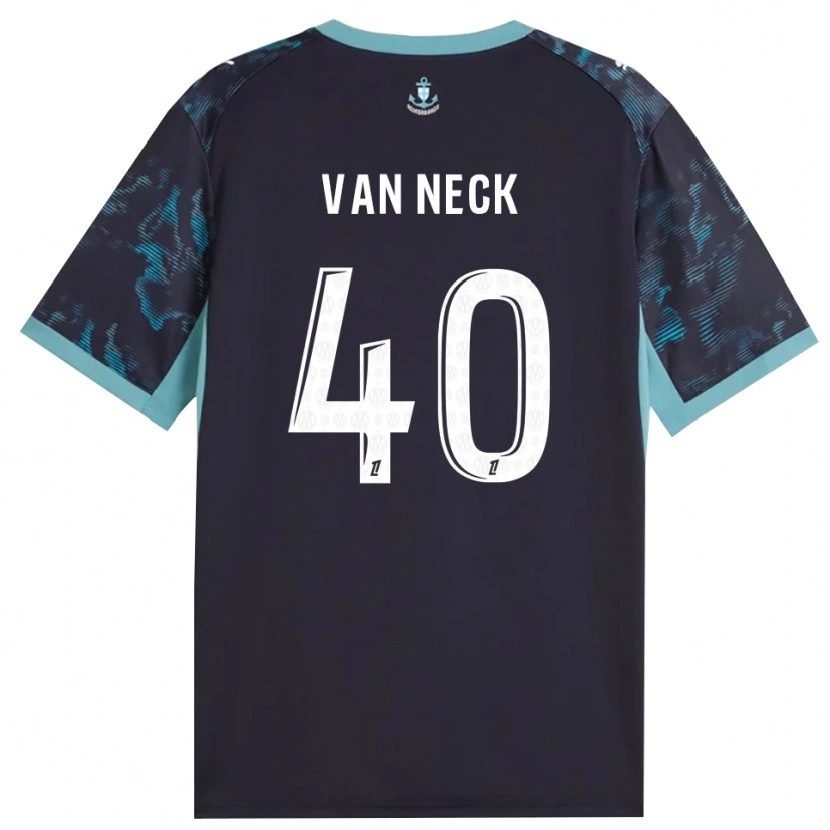 Danxen Dámské Jelle Van Neck #40 Světle Tyrkysová Bílá Černá Daleko Hráčské Dresy 2026/27 Dres