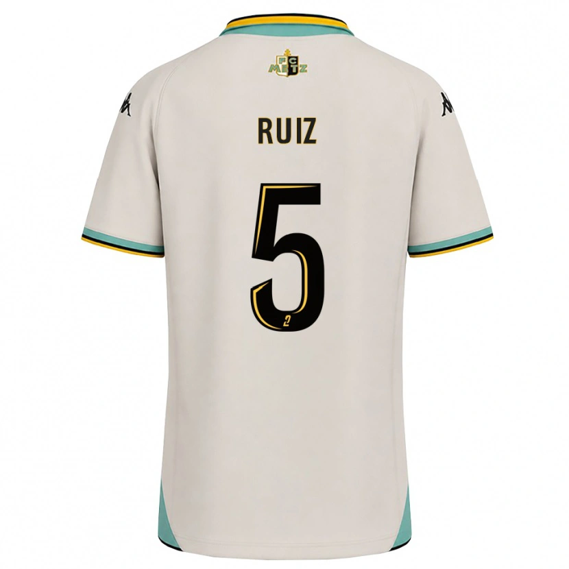 Danxen Dámské Jean Ruiz #5 Květinově Bílá Černá Daleko Hráčské Dresy 2026/27 Dres