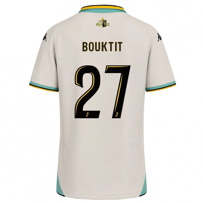 Danxen Dámské Assia Bouktit #27 Květinově Bílá Černá Daleko Hráčské Dresy 2026/27 Dres