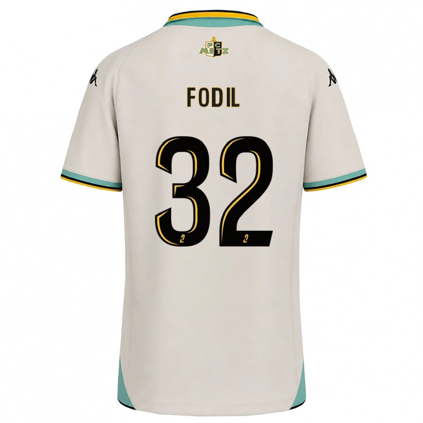 Danxen Dámské Maria Fodil #32 Květinově Bílá Černá Daleko Hráčské Dresy 2026/27 Dres