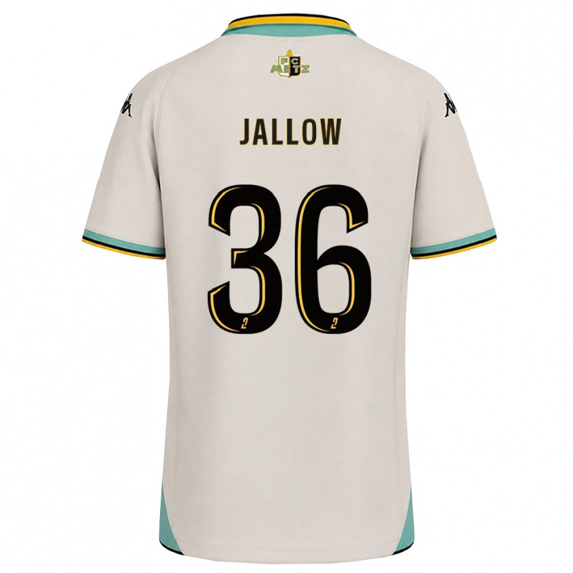 Danxen Dámské Ablie Jallow #36 Květinově Bílá Černá Daleko Hráčské Dresy 2026/27 Dres