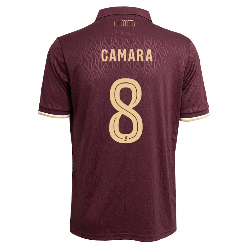 Danxen Dámské Lamine Camara #8 Hnědočervená Pískově Hnědá Daleko Hráčské Dresy 2026/27 Dres
