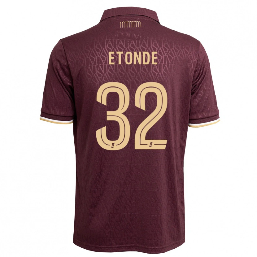 Danxen Dámské Romaric Etonde #32 Hnědočervená Pískově Hnědá Daleko Hráčské Dresy 2026/27 Dres