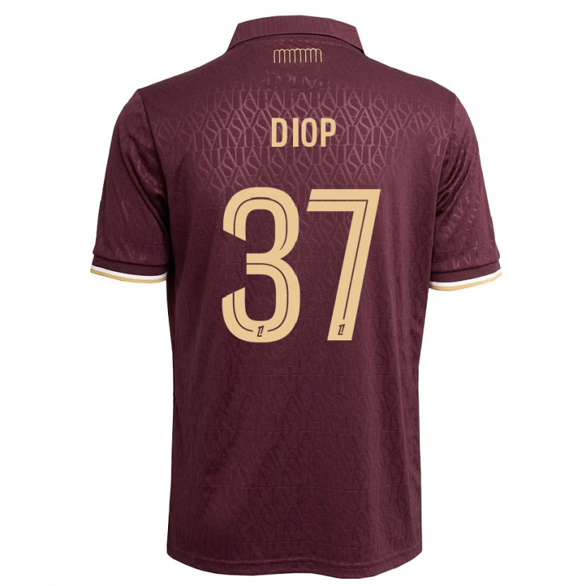 Danxen Dámské Edan Diop #37 Hnědočervená Pískově Hnědá Daleko Hráčské Dresy 2026/27 Dres
