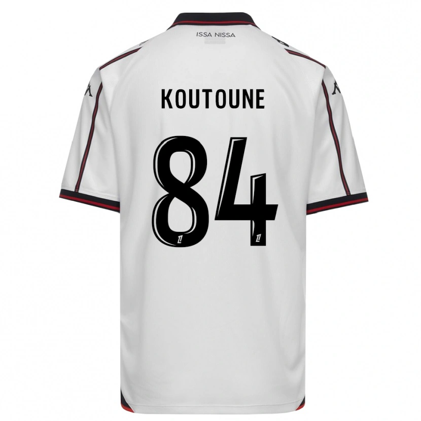 Danxen Dámské Hamza Koutoune #84 Černá Bílá Daleko Hráčské Dresy 2026/27 Dres