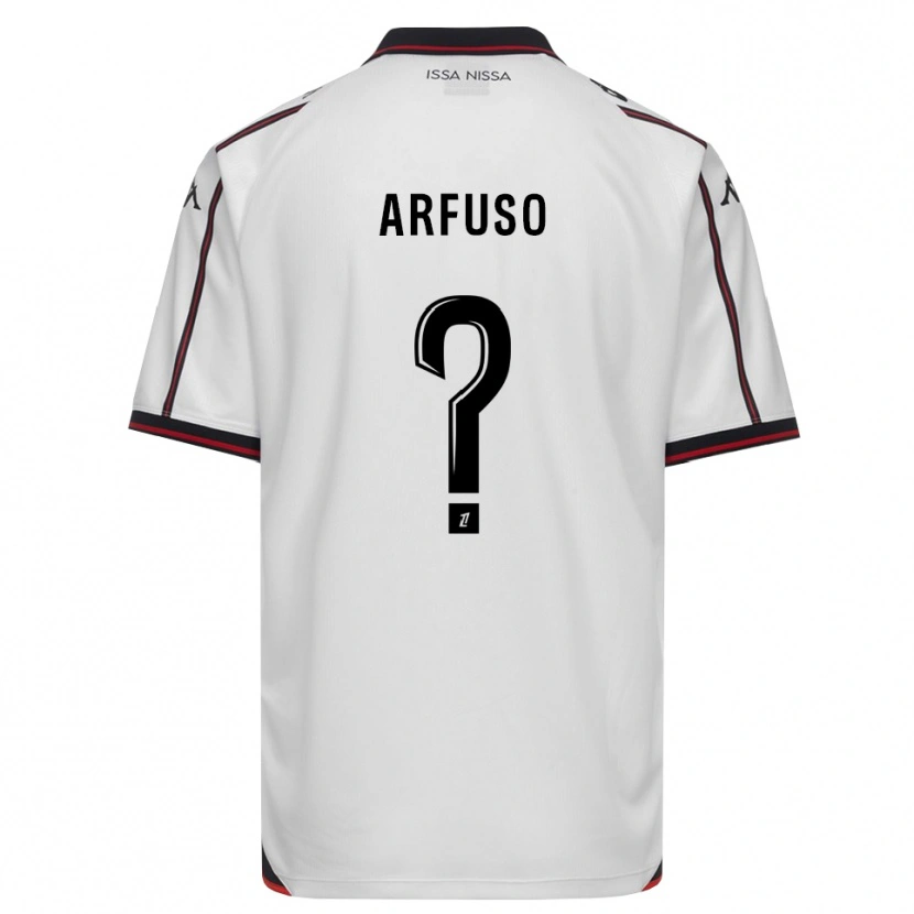 Danxen Dámské Vincenzo Arfuso #0 Černá Bílá Daleko Hráčské Dresy 2026/27 Dres