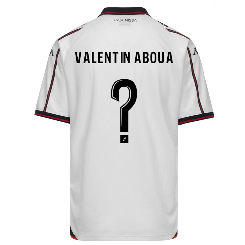 Danxen Dámské Louis Valentin Aboua #0 Černá Bílá Daleko Hráčské Dresy 2026/27 Dres
