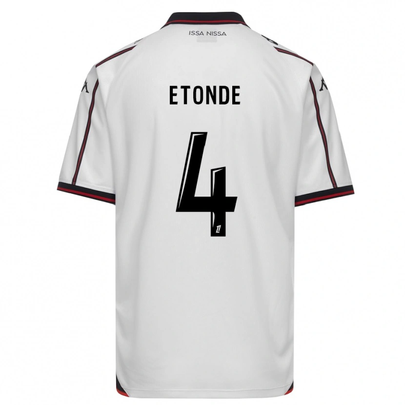 Danxen Dámské Emeric Etonde #4 Černá Bílá Daleko Hráčské Dresy 2026/27 Dres