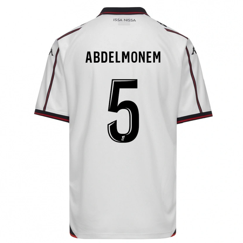 Danxen Dámské Mohamed Abdelmonem #5 Černá Bílá Daleko Hráčské Dresy 2026/27 Dres