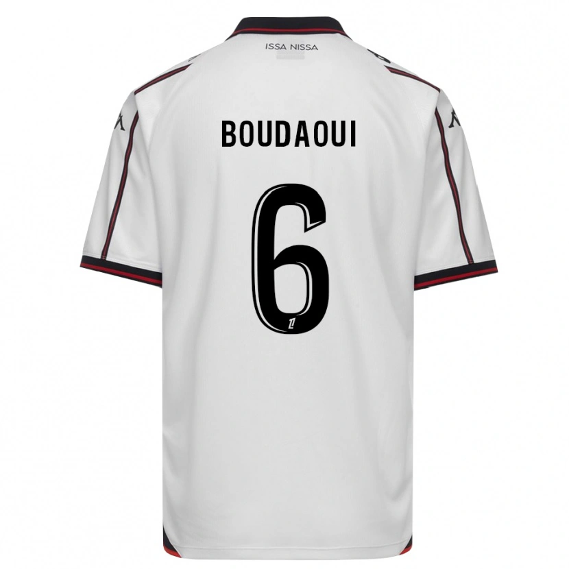 Danxen Dámské Hicham Boudaoui #6 Černá Bílá Daleko Hráčské Dresy 2026/27 Dres