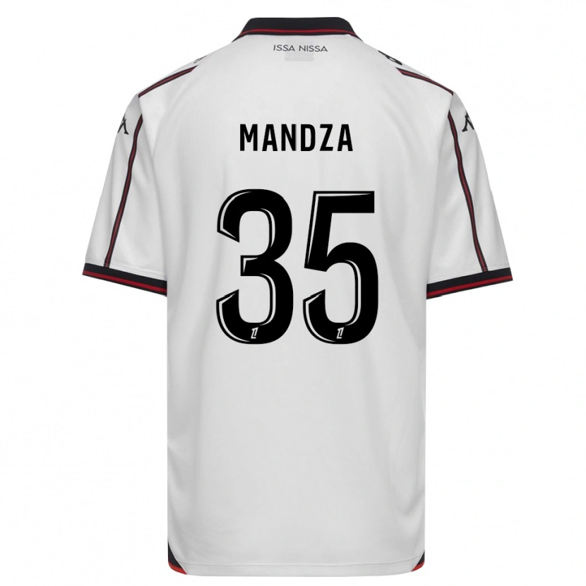 Danxen Dámské Xavier Mandza #35 Černá Bílá Daleko Hráčské Dresy 2026/27 Dres