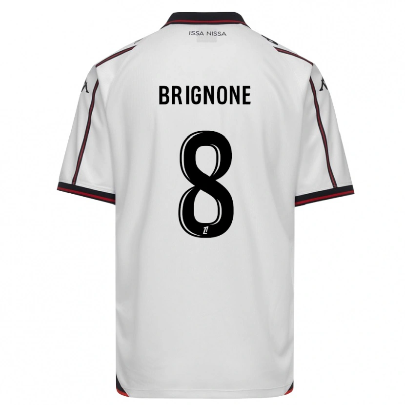 Danxen Dámské Millan Brignone #8 Černá Bílá Daleko Hráčské Dresy 2026/27 Dres