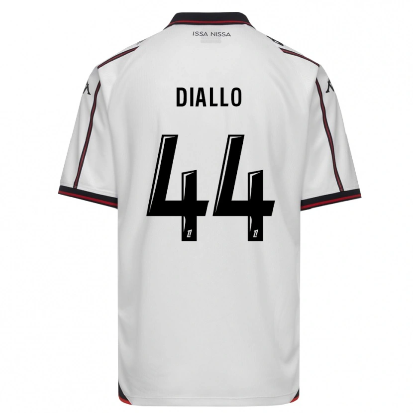 Danxen Dámské Zoumana Diallo #44 Černá Bílá Daleko Hráčské Dresy 2026/27 Dres