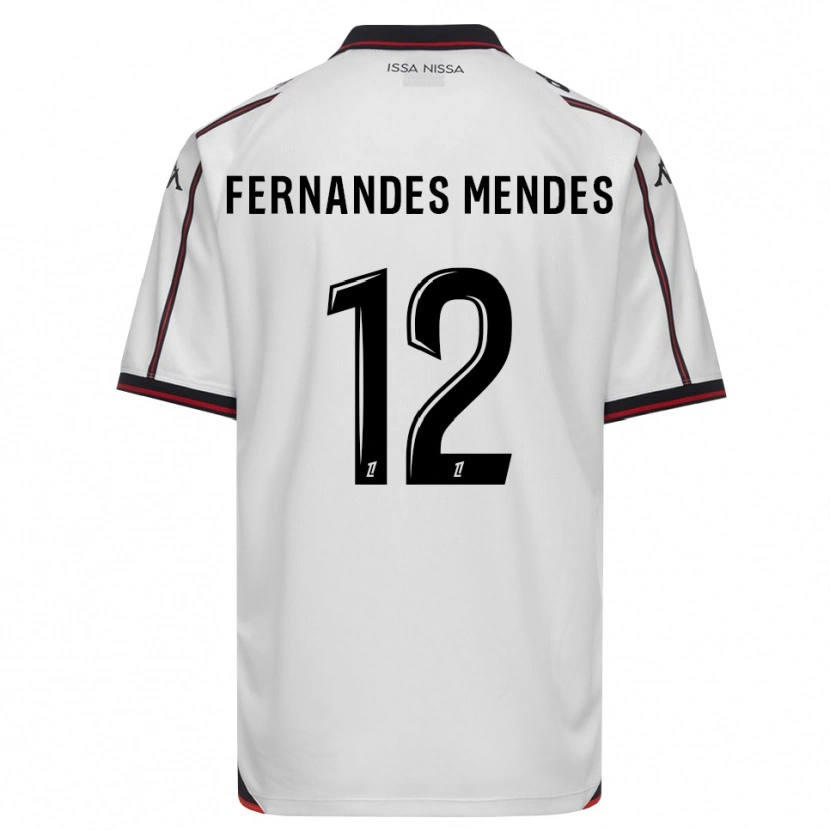 Danxen Dámské Mathis Fernandes Mendes #12 Černá Bílá Daleko Hráčské Dresy 2026/27 Dres