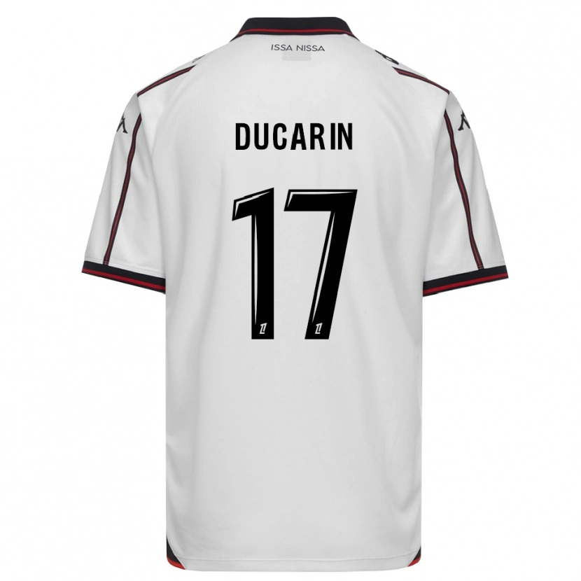Danxen Dámské Léa Ducarin #17 Černá Bílá Daleko Hráčské Dresy 2026/27 Dres