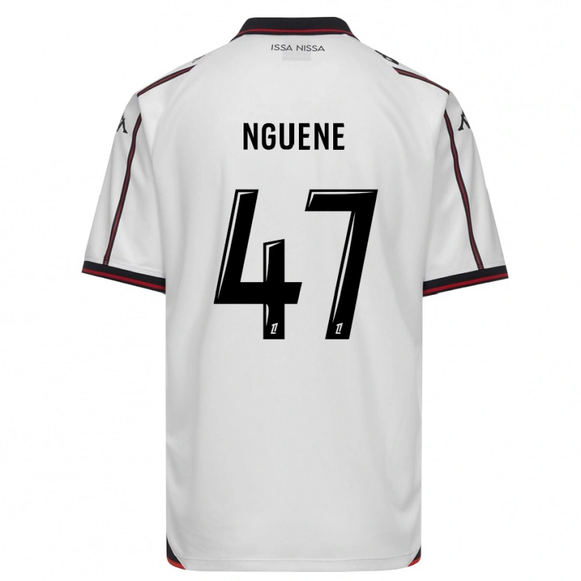 Danxen Dámské Bernard Nguene #47 Černá Bílá Daleko Hráčské Dresy 2026/27 Dres