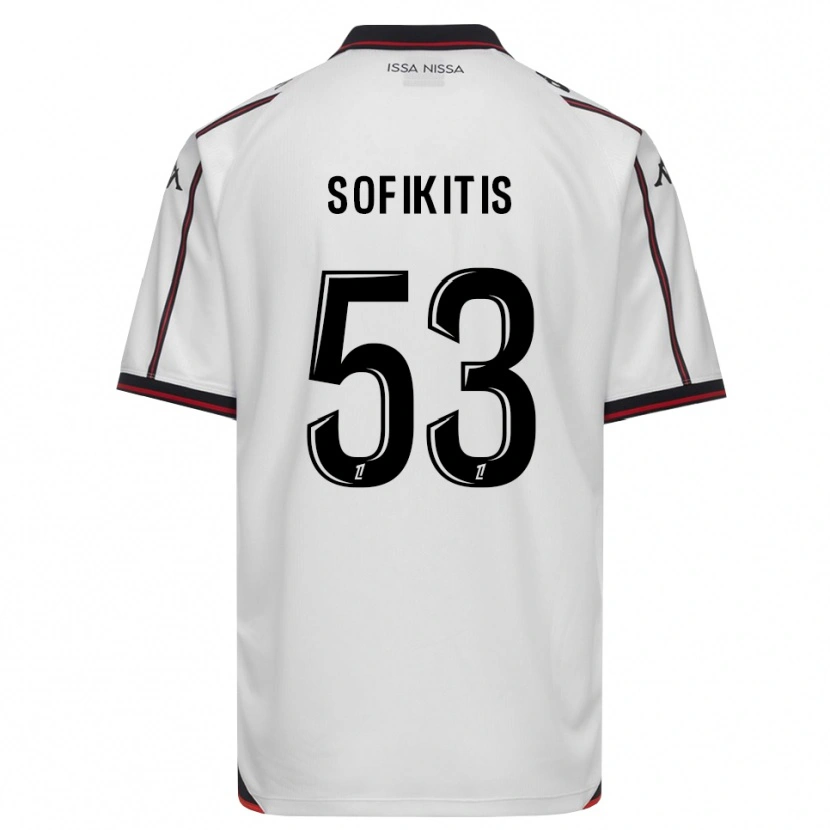 Danxen Dámské Yanis Sofikitis #53 Černá Bílá Daleko Hráčské Dresy 2026/27 Dres