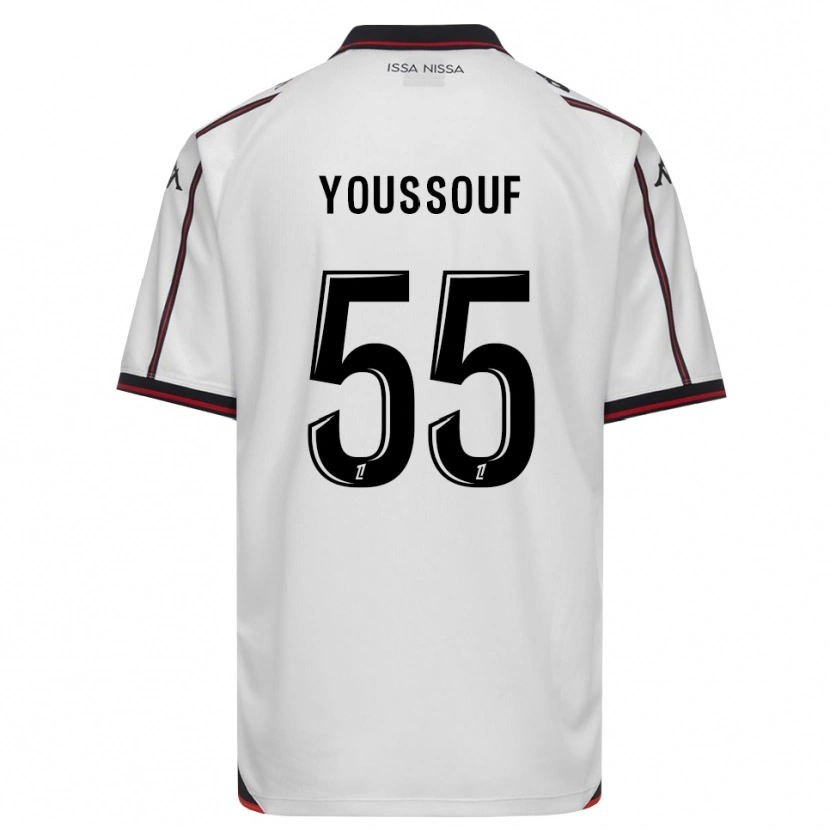 Danxen Dámské Youssouf Ndayishimiye #55 Černá Bílá Daleko Hráčské Dresy 2026/27 Dres