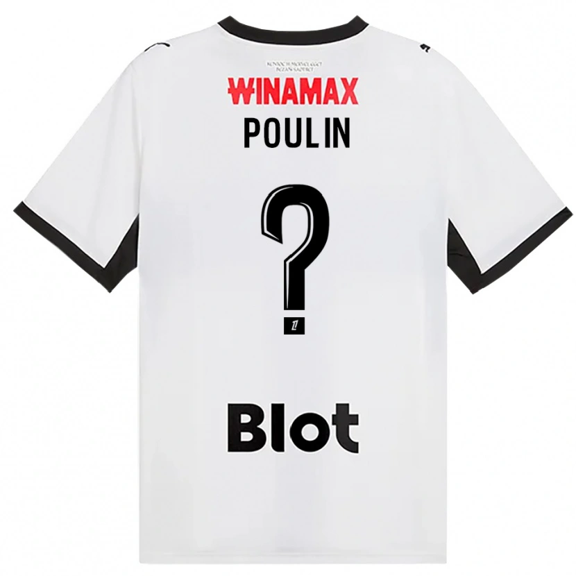 Danxen Dámské Liam Poulin #0 Černá Bílá Červená Daleko Hráčské Dresy 2026/27 Dres