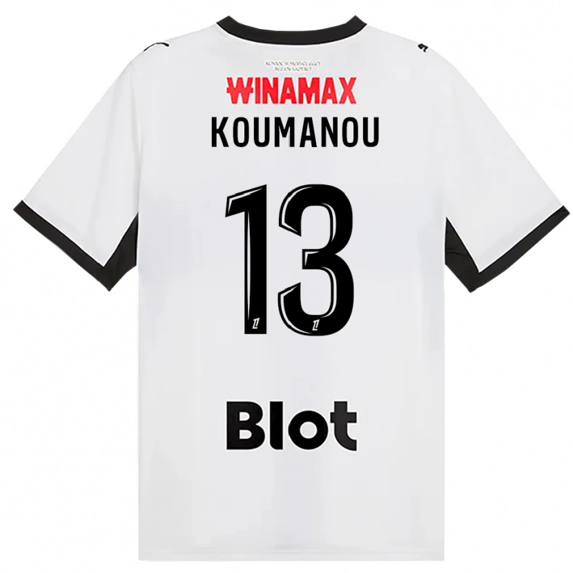Danxen Dámské Noa Koumanou #13 Černá Bílá Červená Daleko Hráčské Dresy 2026/27 Dres