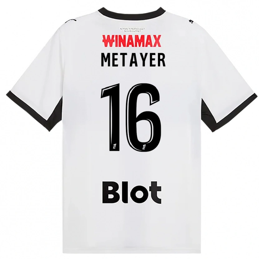 Danxen Dámské Maxence Metayer #16 Černá Bílá Červená Daleko Hráčské Dresy 2026/27 Dres