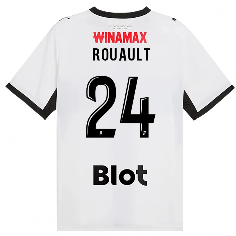 Danxen Dámské Anthony Rouault #24 Černá Bílá Červená Daleko Hráčské Dresy 2026/27 Dres