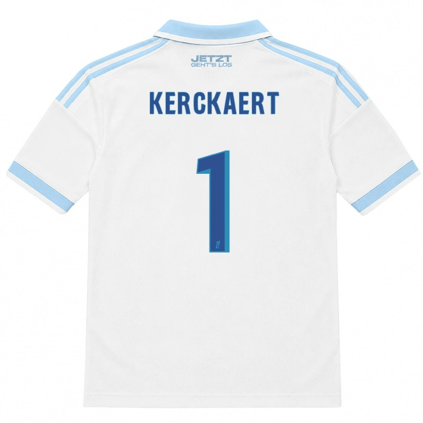 Danxen Dámské Gabriel Kerckaert #1 Světle Nebesky Modrá Bílá Červená Daleko Hráčské Dresy 2026/27 Dres