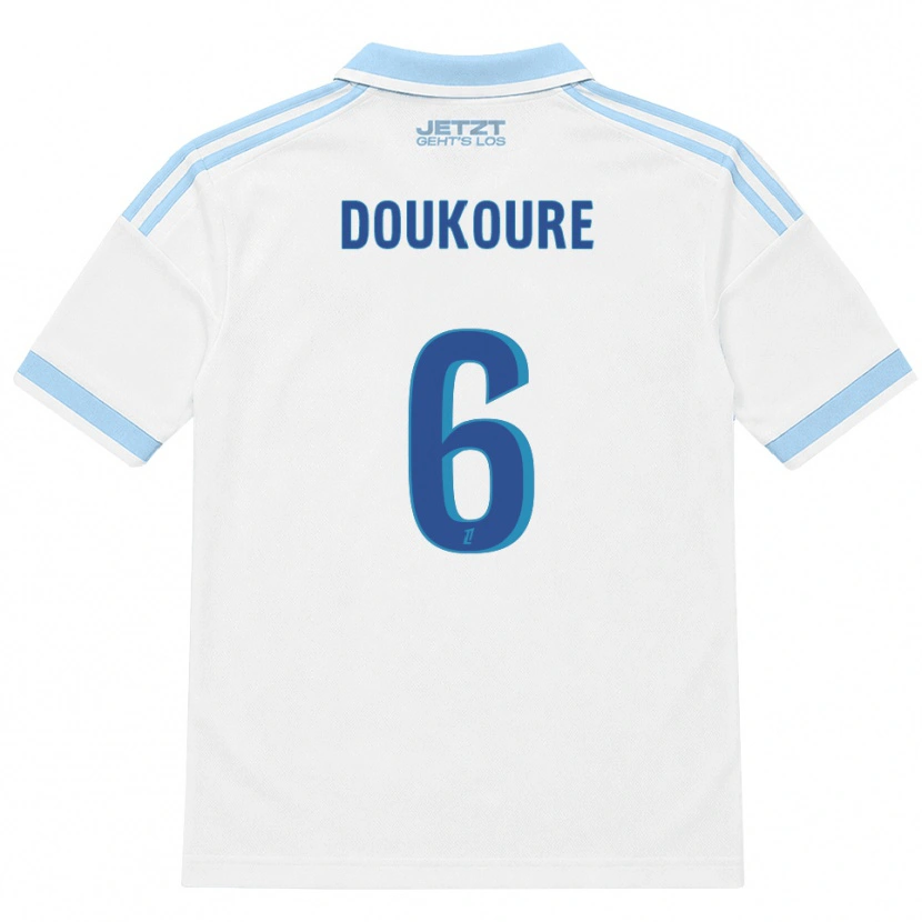 Danxen Dámské Ismaël Doukouré #6 Světle Nebesky Modrá Bílá Červená Daleko Hráčské Dresy 2026/27 Dres