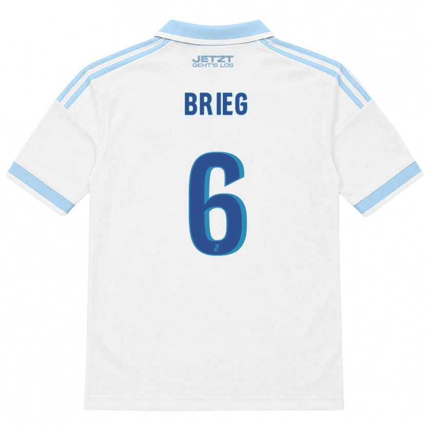 Danxen Dámské Redouan Brieg #6 Světle Nebesky Modrá Bílá Červená Daleko Hráčské Dresy 2026/27 Dres