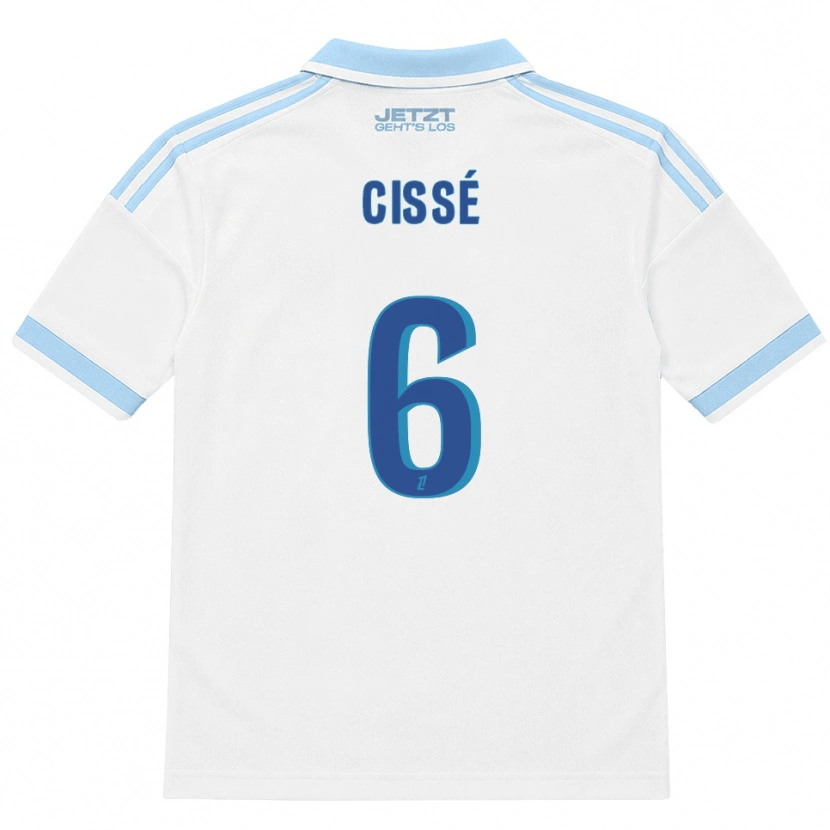 Danxen Dámské Amadou Cissé #6 Světle Nebesky Modrá Bílá Červená Daleko Hráčské Dresy 2026/27 Dres