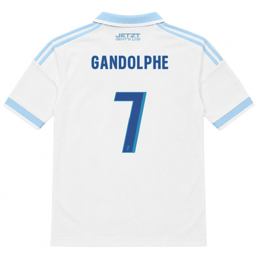 Danxen Dámské Adrien Gandolphe #7 Světle Nebesky Modrá Bílá Červená Daleko Hráčské Dresy 2026/27 Dres