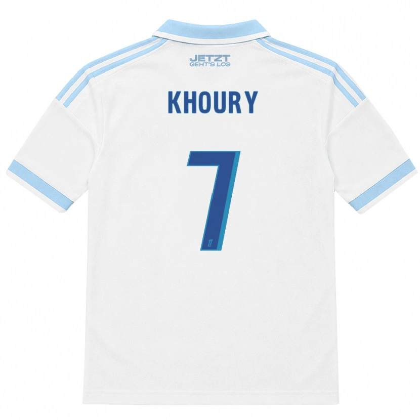 Danxen Dámské Pilar Khoury #7 Světle Nebesky Modrá Bílá Červená Daleko Hráčské Dresy 2026/27 Dres